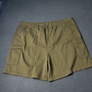 Boulder Creek Trading Co. Cargo Chino Shorts Big Mens 5XL x9 Green Beige…